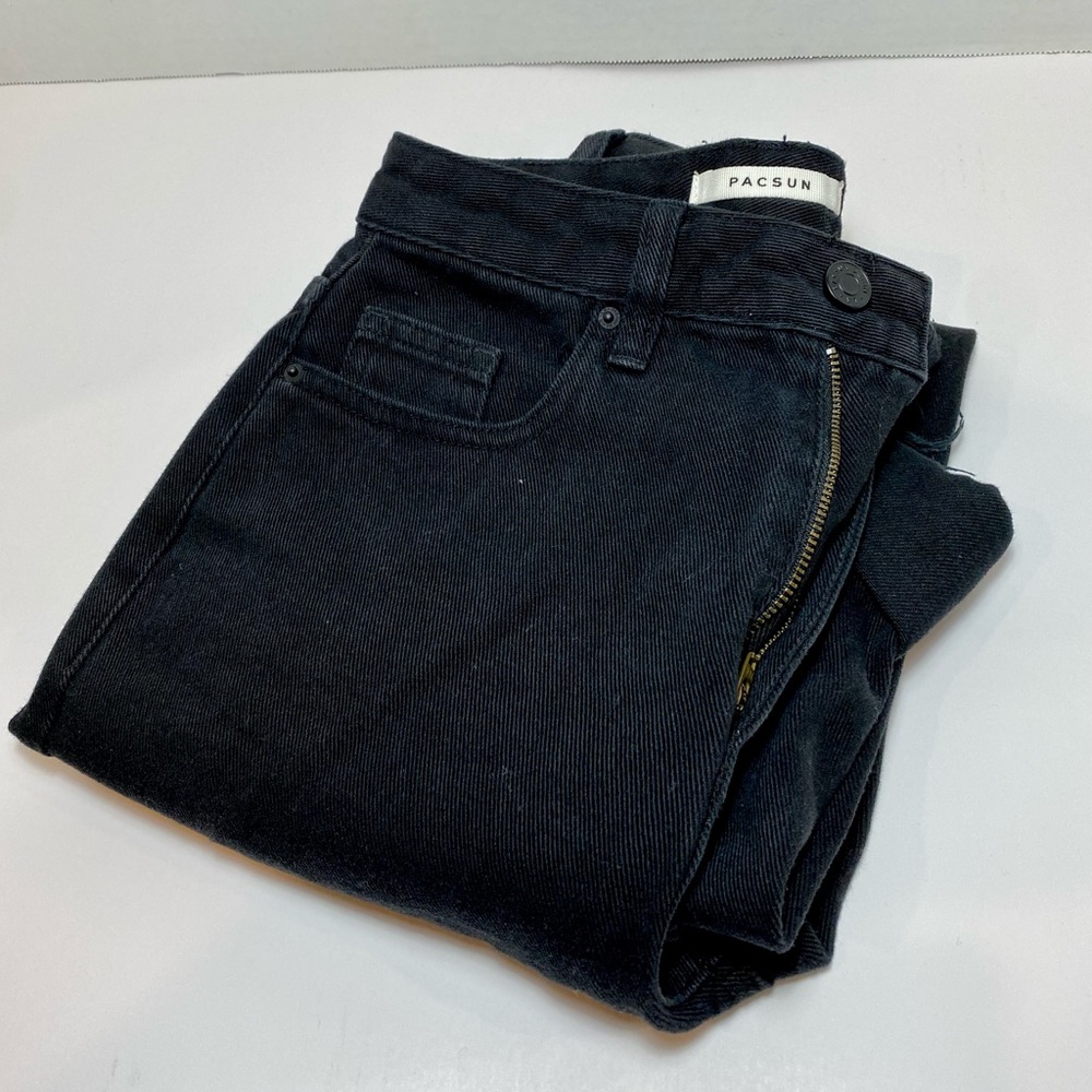 PacSun Black Ripped '90s Boyfriend Jeans | Black | 24